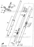 FRONT FORK for Yamaha VIRAGO 1996