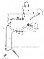 HANDLEBAR & CABLES for Yamaha VIRAGO 1994