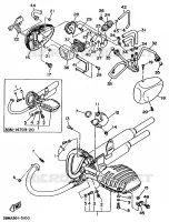 EXHAUST for Yamaha VIRAGO 1995