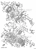 CYLINDER HEAD  for Yamaha VIRAGO 1996