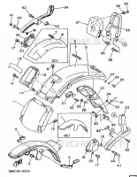 FENDER for Yamaha VIRAGO 1996