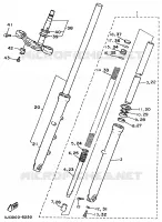 FRONT FORK for Yamaha VIRAGO 1997