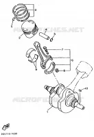 CRANKSHAFT / PISTON for Yamaha VIRAGO 1997