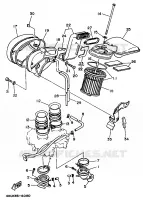 INTAKE for Yamaha VIRAGO 1997