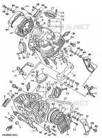 CYLINDER HEAD  for Yamaha VIRAGO 1997