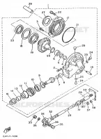 FINAL DRIVE SHAFT / GEAR COUPLING for Yamaha VIRAGO 1997