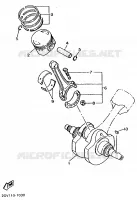 CRANKSHAFT / PISTON for Yamaha VIRAGO 1997