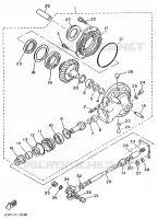 FINAL DRIVE SHAFT / GEAR COUPLING for Yamaha VIRAGO 1997