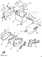 SIDE COVER   OIL TANK for Yamaha VIRAGO 1995