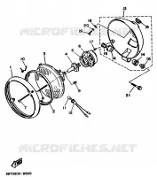 HEADLIGHT for Yamaha VIRAGO 1995