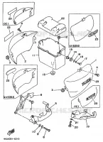 SIDE COVER   OIL TANK for Yamaha VIRAGO 1996