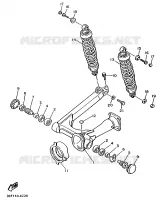 SWINGARM / SHOCK ABSORBER for Yamaha VIRAGO 1995