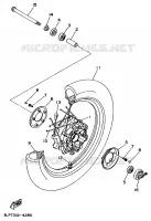 FRONT WHEEL for Yamaha VIRAGO 1995