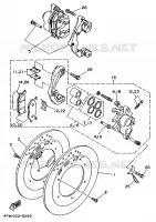 FRONT BRAKE CALIPER for Yamaha VIRAGO 1995