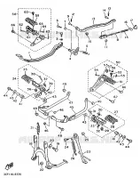 STAND / FOOTREST for Yamaha VIRAGO 1995