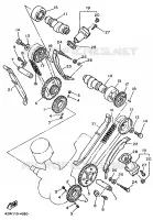 CAMSHAFT / TIMING CHAIN for Yamaha VIRAGO 1995