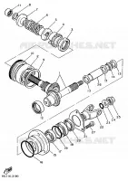 CROSS SHAFT for Yamaha VIRAGO 1995