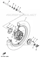 FRONT WHEEL for Yamaha VIRAGO 1995