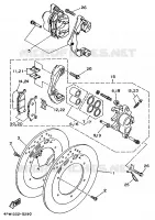 FRONT BRAKE CALIPER for Yamaha VIRAGO 1995