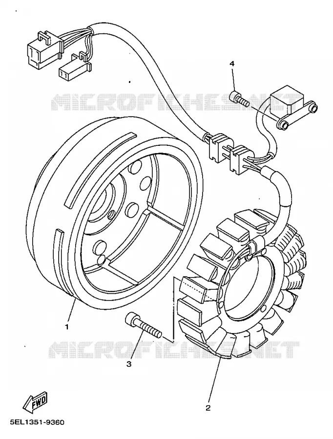 IGNITION Yamaha MOTO 1100 1999 DRAGSTAR  XVS1100