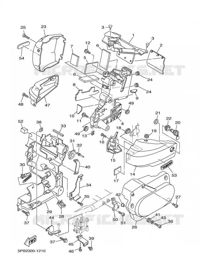 SIDE COVER Yamaha MOTO 1100 2001 DRAGSTAR  XVS1100