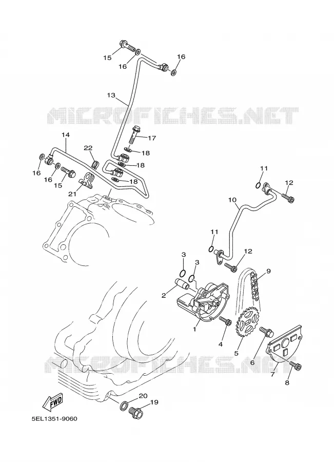 OIL PUMP Yamaha MOTO 1100 2002 DRAGSTAR  XVS1100