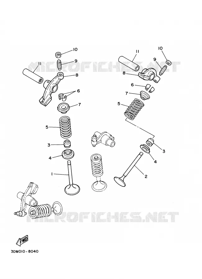 VALVE Yamaha MOTO 125 2004 DRAGSTAR  XVS125
