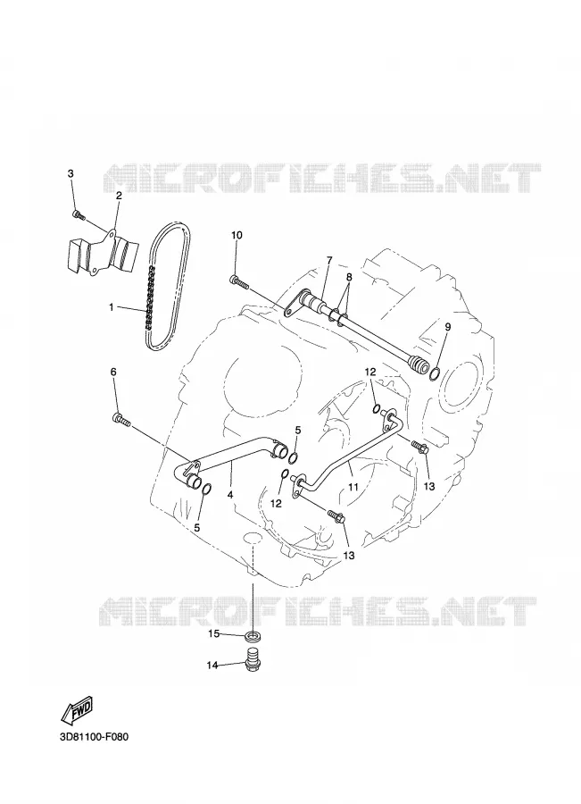 OIL PUMP Yamaha MOTO 1300 2007 MIDNIGHT STAR  XVS1300A