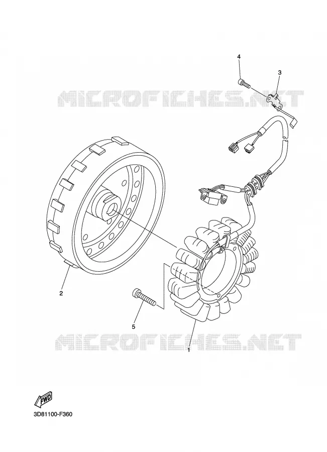 IGNITION Yamaha MOTO 1300 2007 MIDNIGHT STAR  XVS1300A