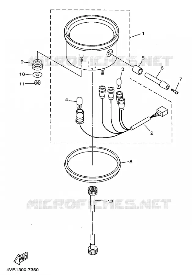 SPEEDOMETER Yamaha MOTO 650 1997 DRAGSTAR  XVS650