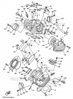 CYLINDER HEAD  for Yamaha DRAGSTAR 1997