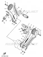 CAMSHAFT / TIMING CHAIN for Yamaha DRAGSTAR 1997