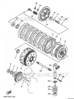 STARTER CLUTCH for Yamaha DRAGSTAR 1997