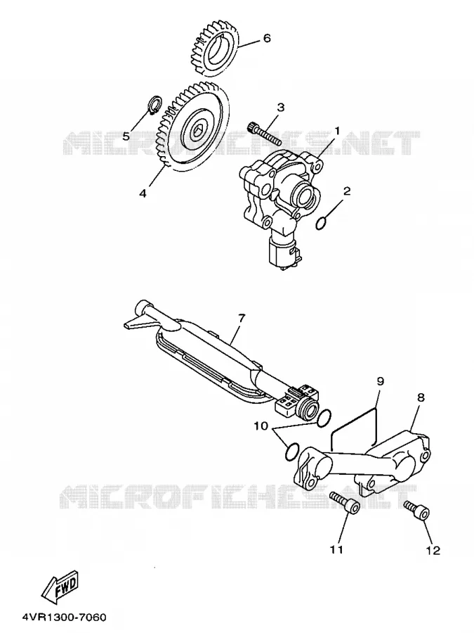 OIL PUMP Yamaha MOTO 650 1997 DRAGSTAR  XVS650