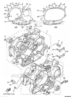 CRANKCASE for Yamaha DRAGSTAR 1998