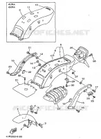 FENDER for Yamaha DRAGSTAR 1998