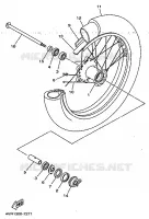 FRONT WHEEL for Yamaha DRAGSTAR 1998