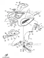 FUEL TANK for Yamaha DRAGSTAR 1998