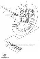FRONT WHEEL for Yamaha DRAGSTAR 1998