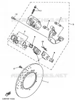 FRONT BRAKE CALIPER for Yamaha DRAGSTAR 1998