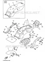 FENDER for Yamaha DRAGSTAR 1998