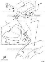 SEAT for Yamaha DRAGSTAR 1998