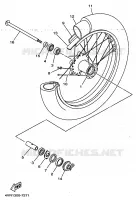 FRONT WHEEL for Yamaha DRAGSTAR 1998