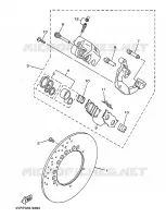 FRONT BRAKE CALIPER for Yamaha DRAGSTAR 1999