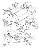 STAND / FOOTREST for Yamaha DRAGSTAR 1999