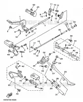 STAND / FOOTREST for Yamaha DRAGSTAR 1999
