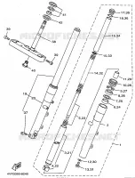FRONT FORK for Yamaha DRAGSTAR 1999