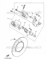 FRONT BRAKE CALIPER for Yamaha DRAGSTAR 1999