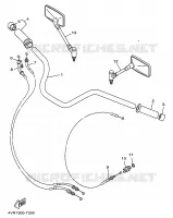 HANDLEBAR & CABLES for Yamaha DRAGSTAR 1999