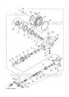 FINAL DRIVE SHAFT / GEAR COUPLING for Yamaha DRAGSTAR 2000